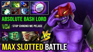 THRONE DEFEND Level 30 Mirror Shield Faceless Void 7.28 OP Late Game Vs Force Boots Monkey King DotA