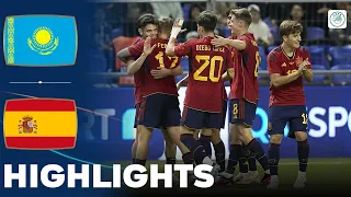 Spain vs Kazakhstan | Highlights | U21 Euro Qualification 17-10-2023