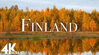 FLYING OVER FINLAND (4K UHD) - Relaxing Music Along With Beautiful Nature Videos - 4K Video UltraHD