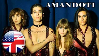 Maneskin - Amandoti (ENGLISH TRANSLATION/LYRICS/SUB ENG)