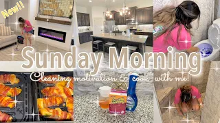 ✨NEW!! SUNDAY MORNING CLEAN WITH ME! | SUNDAY RESET | CLEANING MOTIVATION | COOK WITH ME