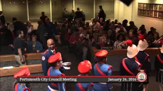 City of Portsmouth, Virginia  - City Council Meeting - Tuesday, January 26, 20161