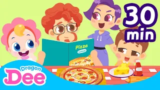 🍕 Pizza Song Compilation  | Mother Goose Nursery Rhymes 🎵 | Dragon Dee Kids Songs