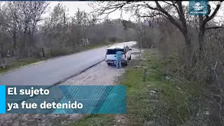 Hombre abandona a su perrito en plena carretera y desata críticas en redes sociales