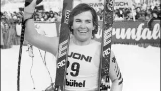 Bruno Kernen wins downhill (Kitzbühel 1983)