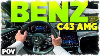 POV Experience in the Mercedes Benz C43 AMG through some forrest roads