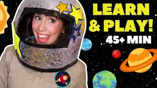 SOLAR SYSTEM SCAVENGER HUNT! | Read, Play + Draw with Bri Reads