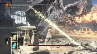Ancient Wyvern NG+33 Great Lightning Spear cheese, Dark Souls III
