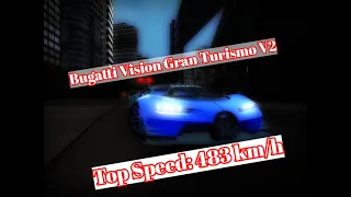 NFS MW | Bugatti Vision Gran Turismo | Junkman performance |[Speed: 483 km/h ]