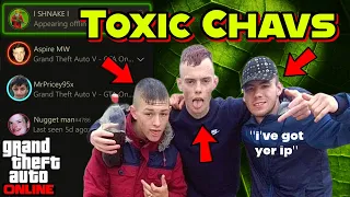 Angry British Chavs Go Crazy on the Mic in an Xbox Party | GTA Online