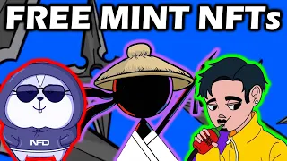 3 FREE MINT NFT Projects