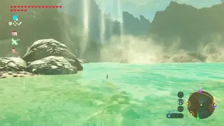 Link is drowning