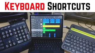 GarageBand iOS | Complete guide to KEYBOARD SHORTCUTS (iPad/iPhone)