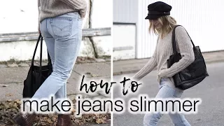 How to make jeans slimmer | Fix your wardrobe series