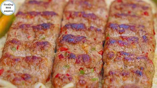 Turkish Kebab | Turkish Adana Kebab(ORIGINAL) Recipe With Homemade SKEWERS by Cooking with passion