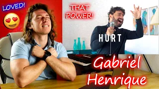 Gabriel Henrique - Hurt (Cover Christina Aguilera) | Singer Reaction!