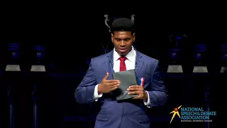 Nationals 2017 - Quest Broussard "Before It Hits Home" - Program Oral Interp