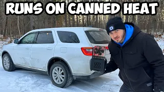 EXTREME COLD CAR CAMPING with NEW HEATER