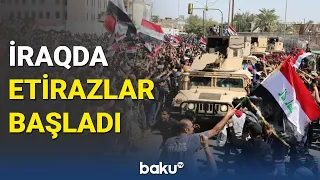 İraqda etirazlar başladı - BAKU TV (02.10.2022)