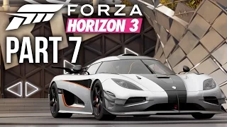 Forza Horizon 3 Gameplay Walkthrough Part 7 - SO MUCH POWERRR & BARN FIND (Full Game)