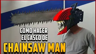 Cómo Hacer el CASCO de CHAINSAW MAN de Cartón - DIY - Chainsaw Man Head Helmet