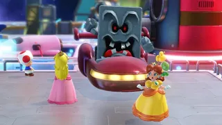 Mario Party Superstars - Mario vs Luigi vs Peach vs Daisy - Space Land