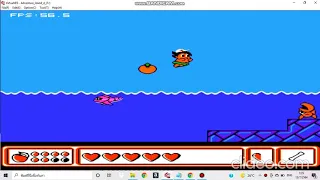 Adventure Island 4 nes "glitch #3: Swim In The Air"