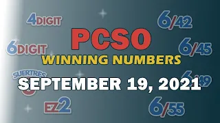 P120M Jackpot Ultra Lotto 6/58, EZ2, Suertres, and Super Lotto 6/49 | September 19, 2021
