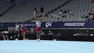 Yul Moldauer - Floor Exercise - 2021 U.S. Gymnastics Championships - Senior Men Day 1