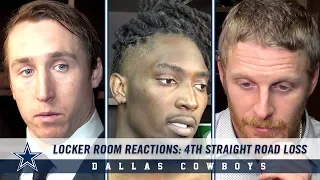 Locker Room Reaction: 4th Straight Road Loss | Dallas Cowboys 2018