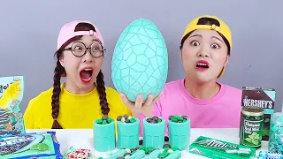 Thực phẩm sô cô la bạc hà Mukbang DONA