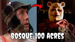 ✅ CREEPYPASTA DE EL CHAVO DEL 8 + THE WINNIE POOH: BLOOD AND HONEY  "BOSQUE DE LOS 100 ACRES"