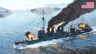 War Thunder — USS Welborn C. Wood — (9969 damage + 6/0) — Naval Ace! — R.B.