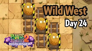 Plants vs Zombies 2: Reflourished | Wild West Day 24