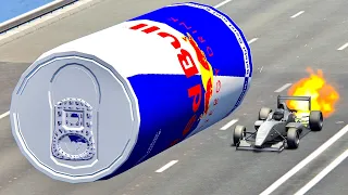 Formula Jet Engine vs Red Bull Energy Drink - Drag Race 20 KM