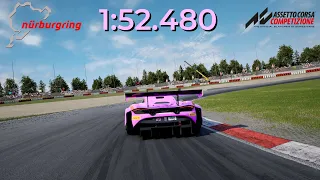 NURBURGRING HOTLAP 1:52.480 MCLAREN 720S EVO ACC 1.9.4