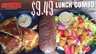 Outback Steakhouse® Lunch Combo  | Alice Springs Chicken Quesadilla Review!