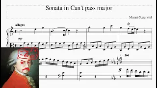 Sonata in C major but it made me fail music theory