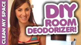 Melissa's DIY Room Deodorizer! Easy Home Cleaning Ideas That Save Money (Clean My Space)