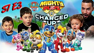 PAW Patrol Mighty Pups SEASON 7 Episode 3 REACTION!! Mighty Pups Charged Up Review | 7x3