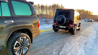 Кто утянет Mercedes G-Класс? Toyota LC100, Audi Quattro, Mercedes ML320 ,УАЗ vs Audi Allroad c5