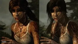 Tomb Raider: Xbox 360 vs. PC Comparison Video