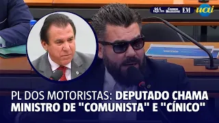 PL dos motoristas: Deputado chama ministro de Lula de "comunista" e "cínico"