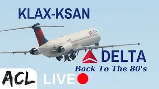 Xplane 11 | First Time Flying The MD-82! | KLAX-KSAN | DAL1977 | ACL