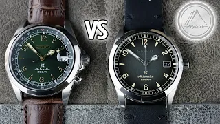 Seiko Alpinist SPB155, SPB157, SPB159 Comparison Compass Alpinist Sarb017 | SPB121 Green 6R35A