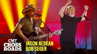 Jason Aldean & Bob Seger Perform 'Tattoos on This Town' | CMT Crossroads