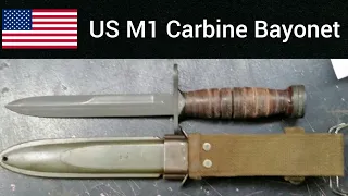 One hell of a fighting knife, US WW2 M1 Carbine bayonet