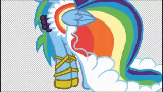 Filly Rainbow Dash Speedpaint: Gala Dress