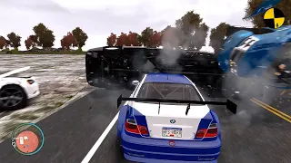 GTA 4 Crazy BMW M3 GTR Crashes Ep.5