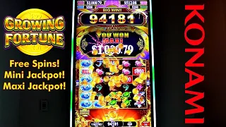 Growing Fortune Slot Machine from Konami Gaming